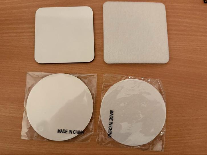 Sublimatie onderzetters, Hobby en Vrije tijd, Knutselen, Nieuw, Materiaal, Ophalen of Verzenden