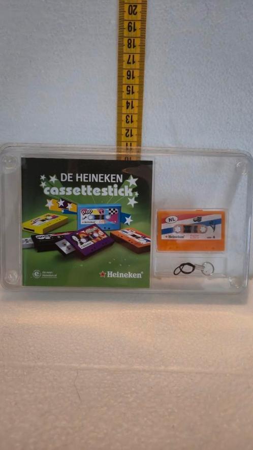 heineken casettestick NL (nieuw), Verzamelen, Biermerken, Nieuw, Glas of Glazen, Heineken, Ophalen of Verzenden