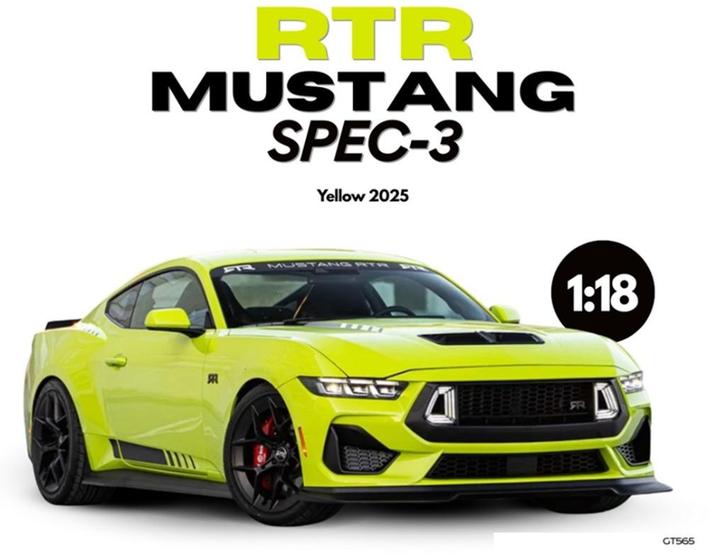 Ford Mustang RTR Spec-3 GT Spirit 1/18, Hobby en Vrije tijd, Modelauto's | 1:18, Nieuw, Auto, Overige merken, Ophalen of Verzenden