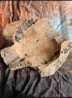 Grote Teak houten schaal., Ophalen, Gebruikt, Overige vormen, Hout