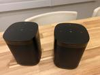 Zgan zwarte sonos one speakerset, Onbekend, Ophalen of Verzenden, Zo goed als nieuw, Sonos