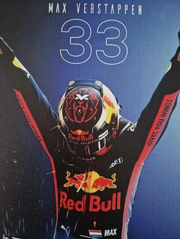 Max verstappen 3 keer metalen wandplaat/poster van metaal beschikbaar voor biedingen