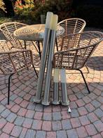 Mooie RVS tuinlampen dikke fitting 4 stuks, Minder dan 50 watt, Ophalen of Verzenden, Rvs, Netvoeding