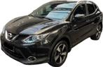 Nissan Qashqai 1.2 Tekna Automaat Full option, Apple Carplay, Auto's, 65 €/maand, 4 cilinders, Zwart, 115 pk