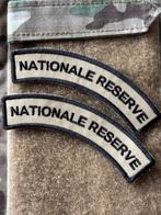 Setje straatnamen nationale reserve, Verzamelen, Militaria | Algemeen, Verzenden, Landmacht, Nederland, Embleem of Badge