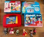 4 sets playmobil incl 6 losse poppetjes, Ophalen of Verzenden, Zo goed als nieuw, Complete set