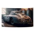 Grote vlaggen Vintage Porsche (150x90cm), Diversen, Vlaggen en Wimpels, Ophalen of Verzenden, Nieuw