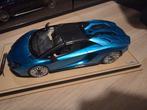 Lamborghini Aventador s Roadster 1:18 MR Blue Aegir, Hobby en Vrije tijd, Modelauto's | 1:18, Ophalen, Zo goed als nieuw, Auto