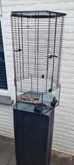 Vogelkooi, Dieren en Toebehoren, Vogels | Hokken en Kooien, Ophalen, Gebruikt, Metaal, Vogelkooi