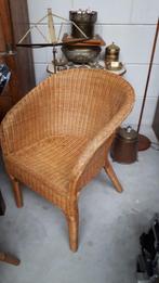 Leuk rieten fauteultje, Huis en Inrichting, Fauteuils, Gebruikt, Minder dan 75 cm, Riet of Rotan, 50 tot 75 cm