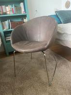 Echte leren disign stoel €100.00, Ophalen of Verzenden, Zo goed als nieuw, Eén