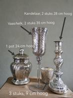 Rivièra Maison stijl: kandelaars, kelken, pot. kl.bakjes, Ophalen of Verzenden, Zo goed als nieuw, Overige materialen, Minder dan 25 cm