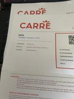 ticket nits carre 2025 met diner, Tickets en Kaartjes, Evenementen en Festivals, Twee personen
