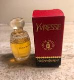 Parfum Yves Saint Laurent Yvresse Miniatuur Vintage, Verzamelen, Ophalen of Verzenden, Zo goed als nieuw, Miniatuur, Gevuld