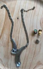 Vintage sieraden, Ophalen of Verzenden, Zo goed als nieuw, Overige materialen