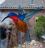 Kolibrie Tiffany Glas in lood NIEUW handgemaakt Raamhang, Antiek en Kunst, Ophalen of Verzenden