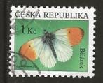 Tsjechie 63, vlinder, Verzenden, Overige landen, Gestempeld
