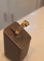 Prachtige Diamant gouden 18k ring 1.57 ct, 18 tot 19, Ophalen of Verzenden, Zo goed als nieuw, Dame