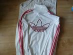 SPECIAL nieuw ADIDAS vest / jack WIT ROZE 42 -GRATIS zend, Verzenden, Wit, Maat 42/44 (L), Nieuw