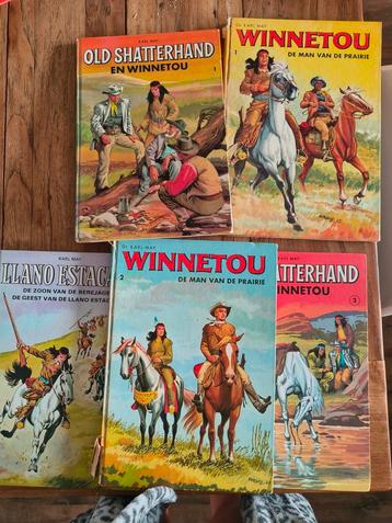 Indianen boeken old shatterhand Winnetou beschikbaar voor biedingen
