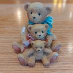 Cherished Teddies Theadore, Samantha & Tyler Beeldje, Ophalen of Verzenden, Zo goed als nieuw, Beeldje, Cherished Teddies