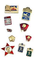 Sovjet Unie Pins ( Lenin / communisme ), Verzamelen, Speldjes, Pins en Buttons, Ophalen of Verzenden, Zo goed als nieuw, Stad of Land
