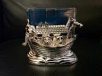 Silverplated muziekdoosje Ark van Noah, Brahm's lullaby, Antiek en Kunst, Ophalen of Verzenden, Zilver