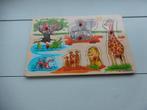 DIERENTUIN PUZZEL VAN EICHHORN., Kinderen en Baby's, Speelgoed | Kinderpuzzels, Ophalen of Verzenden, Zo goed als nieuw, Van hout