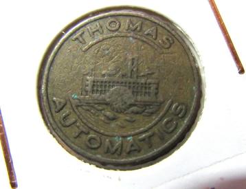  Thomas Automatics Showboat Entertainment token 21mm beschikbaar voor biedingen