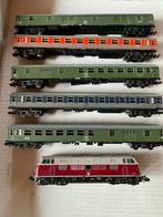 Arnold locomotief met 5 wagons, Hobby en Vrije tijd, Modeltreinen | N-Spoor, Arnold, Gebruikt, Gelijkstroom, Wagon