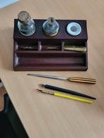 Antiek Schrijfset met Inktpotten, Antiek en Kunst, Antiek | Kantoor en Zakelijk, Ophalen of Verzenden