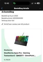 SteelSeries Apex Pro Gaming Toetsenbord, Gaming toetsenbord, Ophalen of Verzenden, Zo goed als nieuw, Qwerty