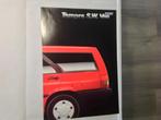 Fiat Tempra SW Van sheet, NED 2 blz, Ophalen of Verzenden, Nieuw, Overige merken