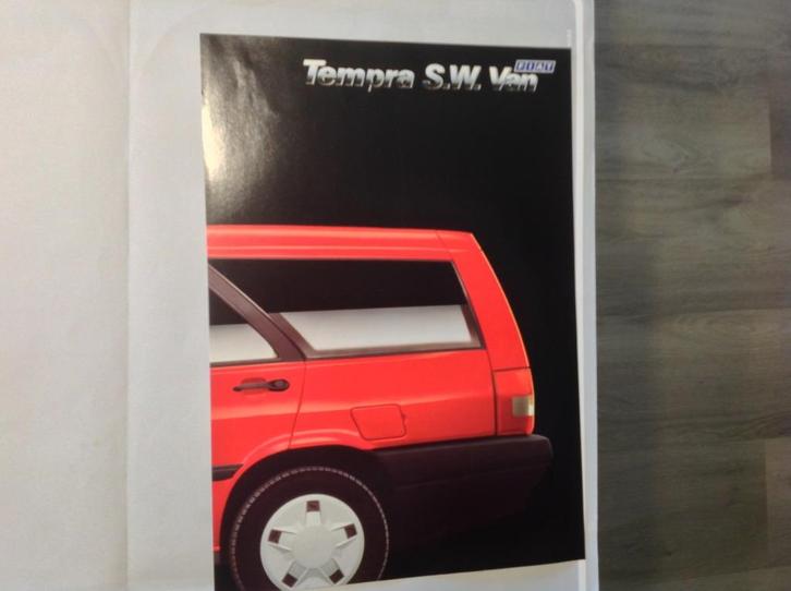 Fiat Tempra SW Van sheet, NED 2 blz, Boeken, Auto's | Folders en Tijdschriften, Nieuw, Overige merken, Ophalen of Verzenden