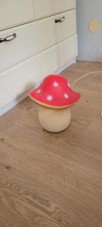 Paddenstoel lamp met, Ophalen, Gebruikt