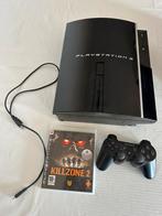 PS3 met controller en game, Gebruikt, Phat, Met 1 controller, 80 GB