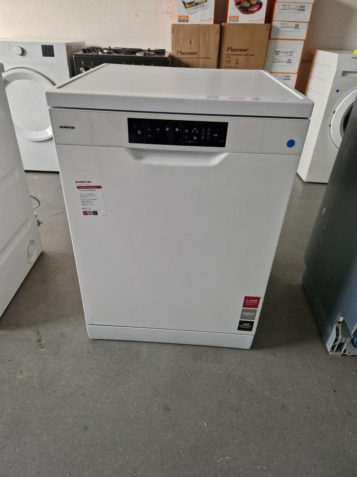 Jonge Inventum VVW6008AW - Vaatwasser  Vrijstaand, Witgoed en Apparatuur, Vaatwasmachines, Zo goed als nieuw, Vrijstaand, Eco programma
