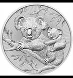 2oz Zilveren Koala 2018 Munt, Ophalen of Verzenden, Losse munt, Zilver