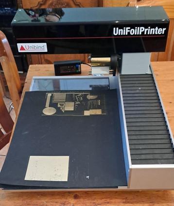 UniFoil Printer voor het bedrukken van boek kaften beschikbaar voor biedingen