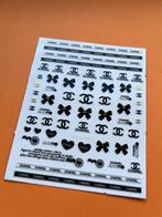 Luxe nagelstickers nagelstickers zwart/goud (87-A), Sieraden, Tassen en Uiterlijk, Uiterlijk | Cosmetica en Make-up, Verzenden