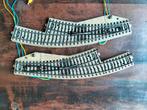 Marklin elektrische wissel M-rails HO 5140 – 5141 5142 bocht, Wisselstroom, Gebruikt, Rails, Ophalen of Verzenden