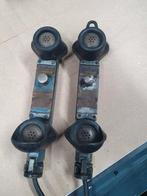 Zoldervondst twee vintage telefoonhoorns voor mijnschacht, Ophalen of Verzenden
