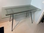 Glazen tafel of bureau, Huis en Inrichting, Ophalen, Zie foto, 100 tot 150 cm, Zo goed als nieuw