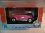 Cararama Volkswagen Kever cabriolet roze 1:43 modelauto, Ophalen of Verzenden, Nieuw, Auto, Overige merken