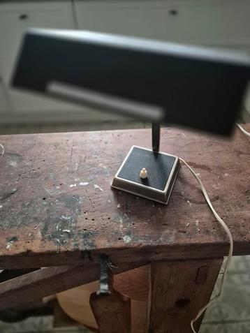 Vintage Anvia Bureaulamp - Zwart & Chroom beschikbaar voor biedingen