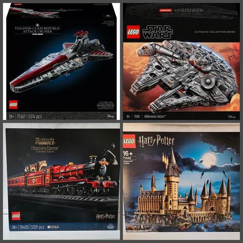 LEGO Star Wars 75192 en 75367 en Harry Potter sets -KORTING-, Kinderen en Baby's, Speelgoed | Duplo en Lego, Nieuw, Lego, Complete set