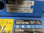 Güde 335/10/100 Industriële luchtcompressor 10 bar Bwjr 2021, Doe-het-zelf en Verbouw, Compressors, Gebruikt