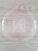 Grote glazen schaal/bord - Millennium Editie - 2000 - 30 cm, Schaal, Rond, Ophalen of Verzenden, Glas