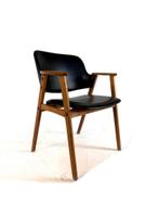 Vintage eetkamerstoel Cees Braakman, Pastoe ‘60, Huis en Inrichting, Stoelen, Hout, Vintage retro buisframe design rotan webbing papercord deens