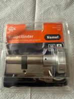 Nemef Knopcilinder ** SKG, Doe-het-zelf en Verbouw, Ophalen, Zo goed als nieuw, Rvs, Slot